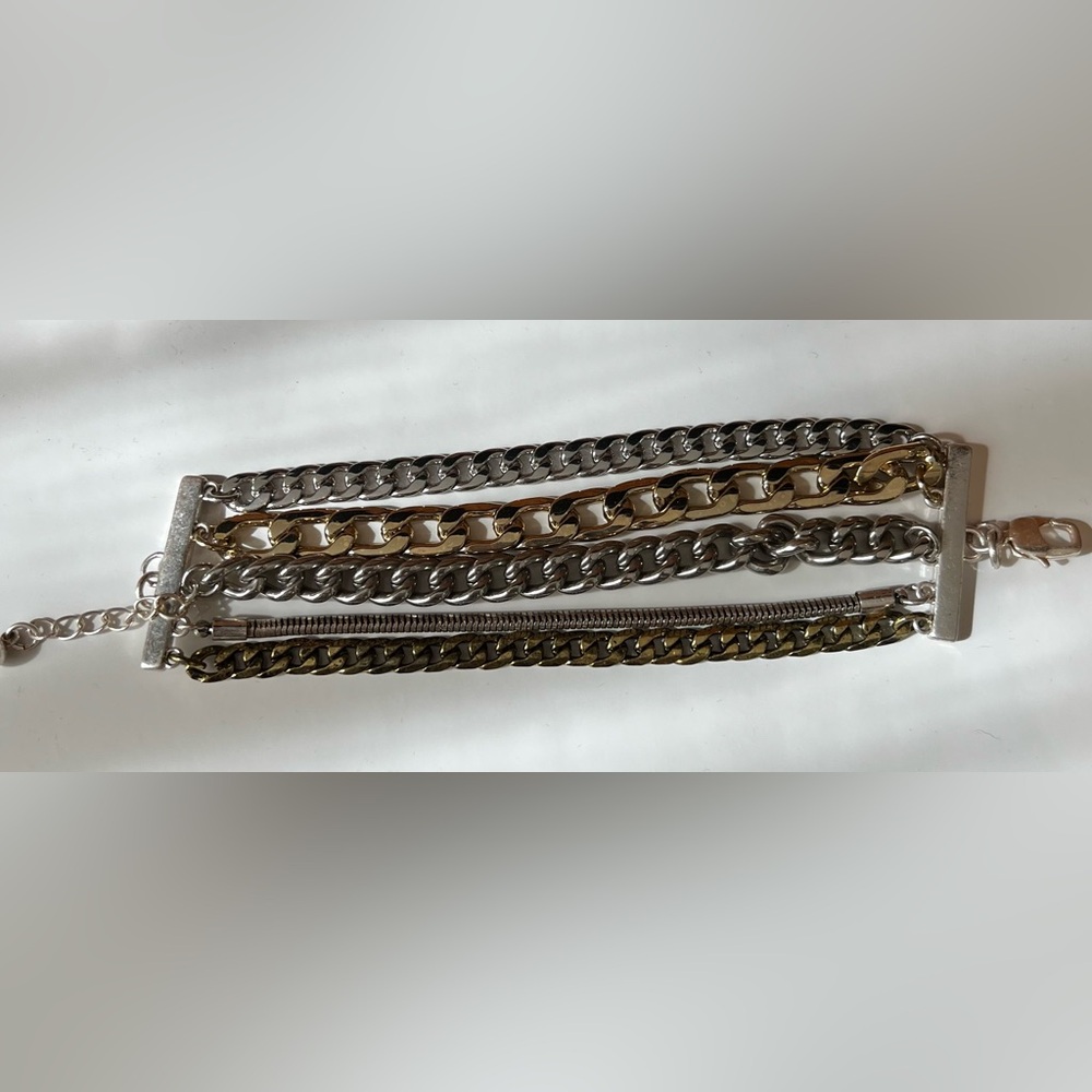 Jenny Bird Austin Cuff Bracelet- Mixed Metal